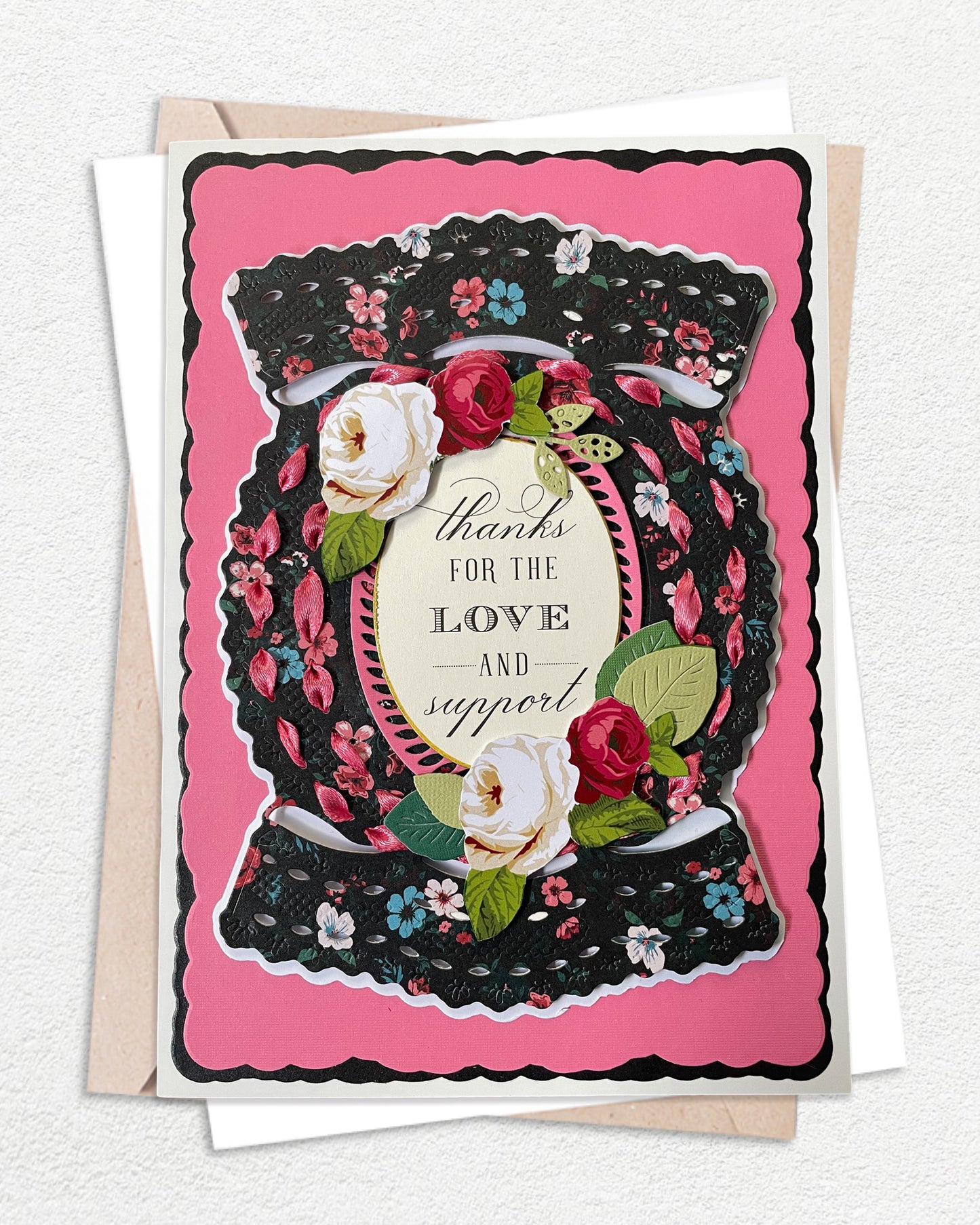 Thank you Card | Thanks for the Love and Support