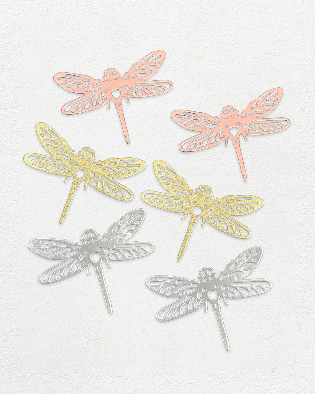 Die cut elements - Dragonflies
