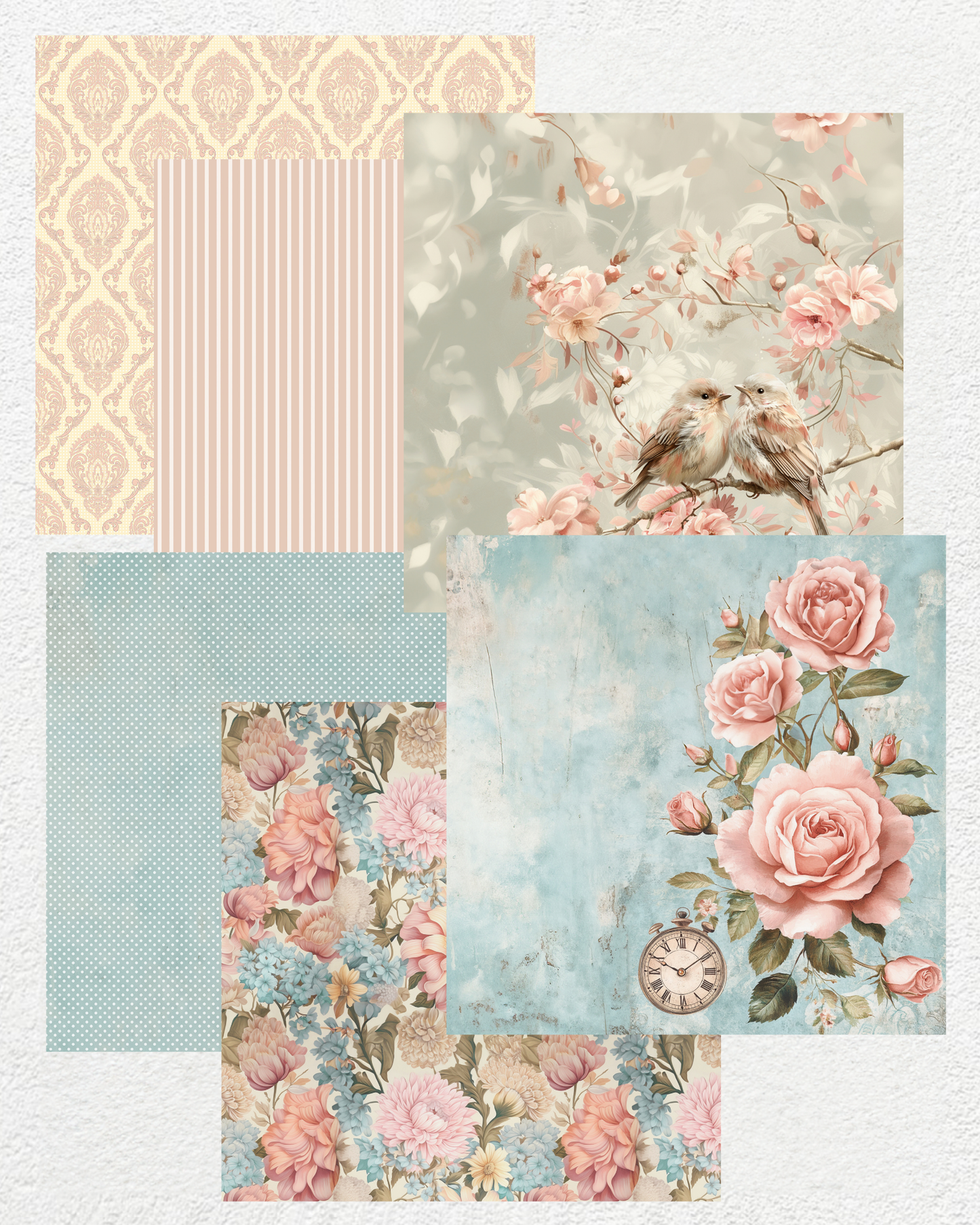 Digital Papers - Pastel Reverie