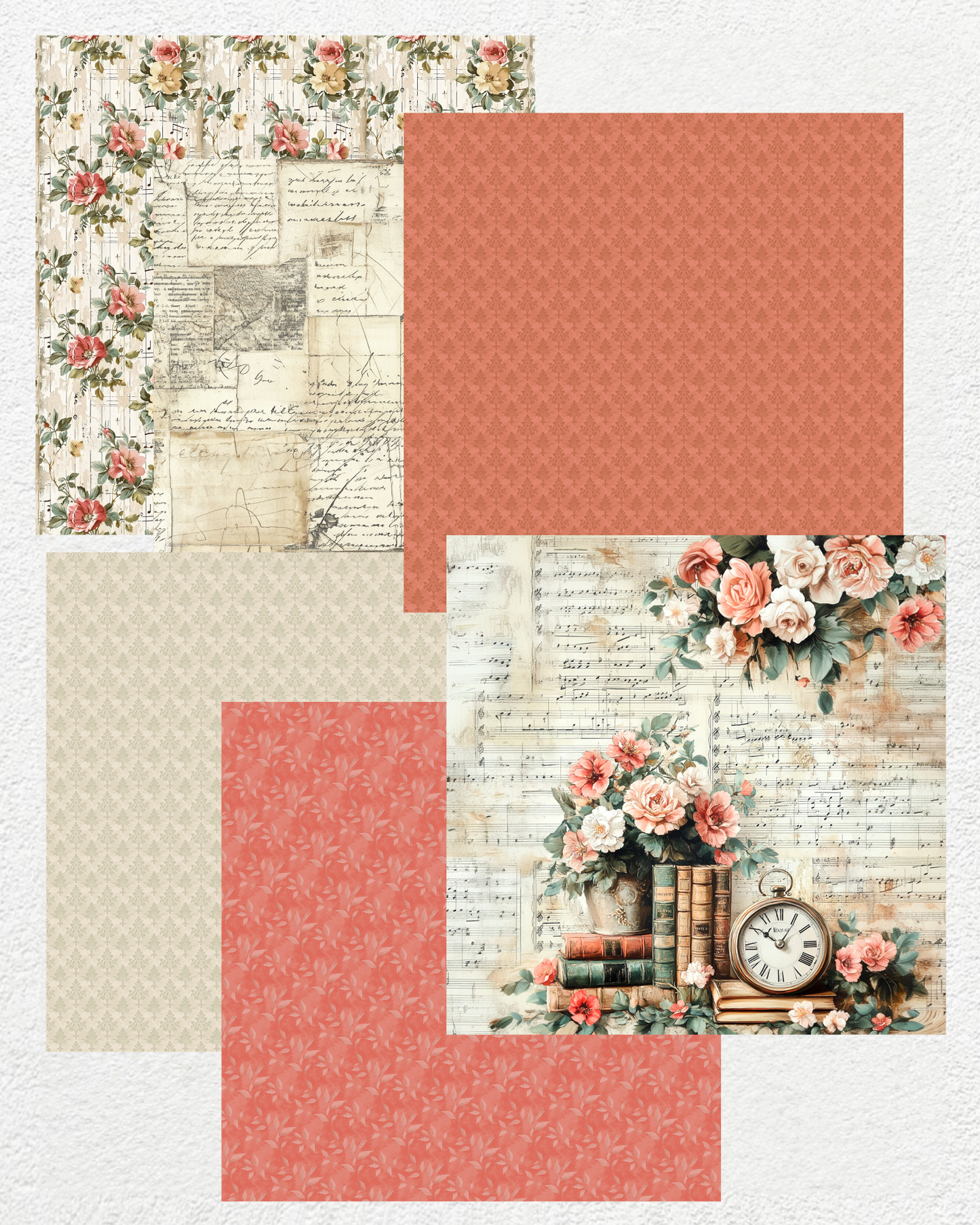 Vintage Chronicles - Digital Papers