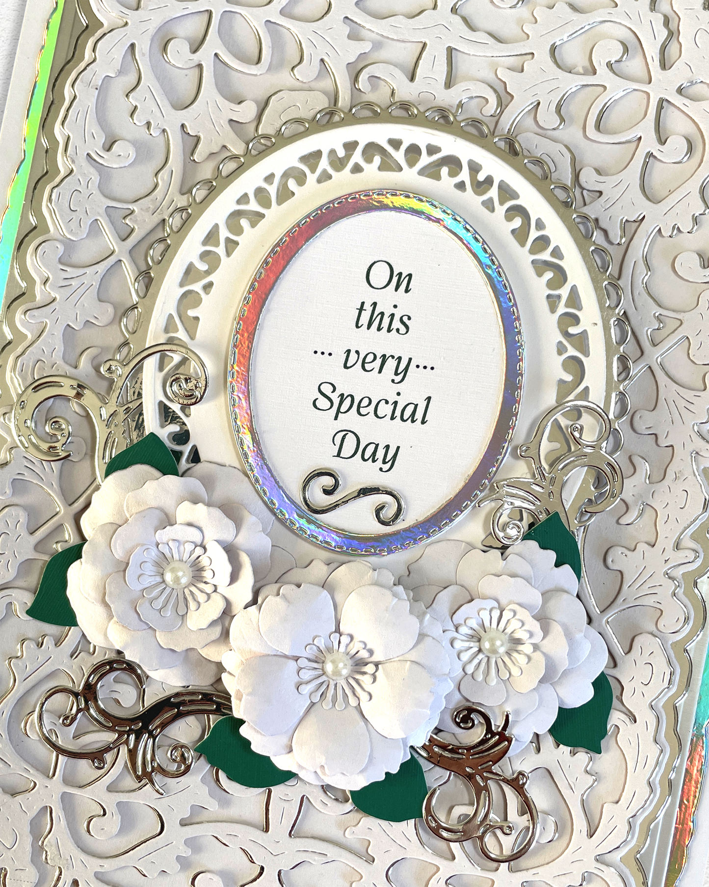 Luxury Handmade Card - On this very Special Day