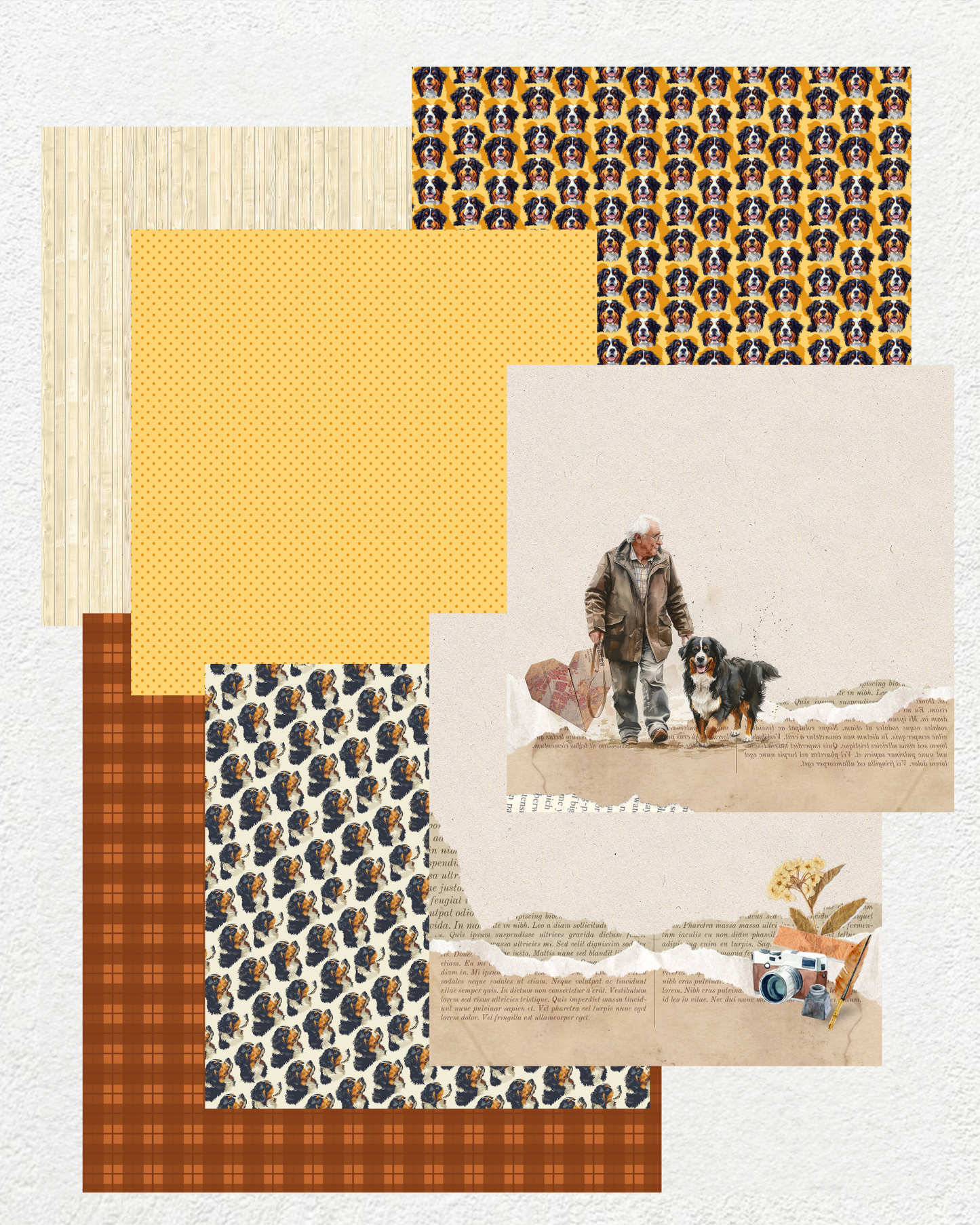 Seaside Strolls - Digital Paper Pack