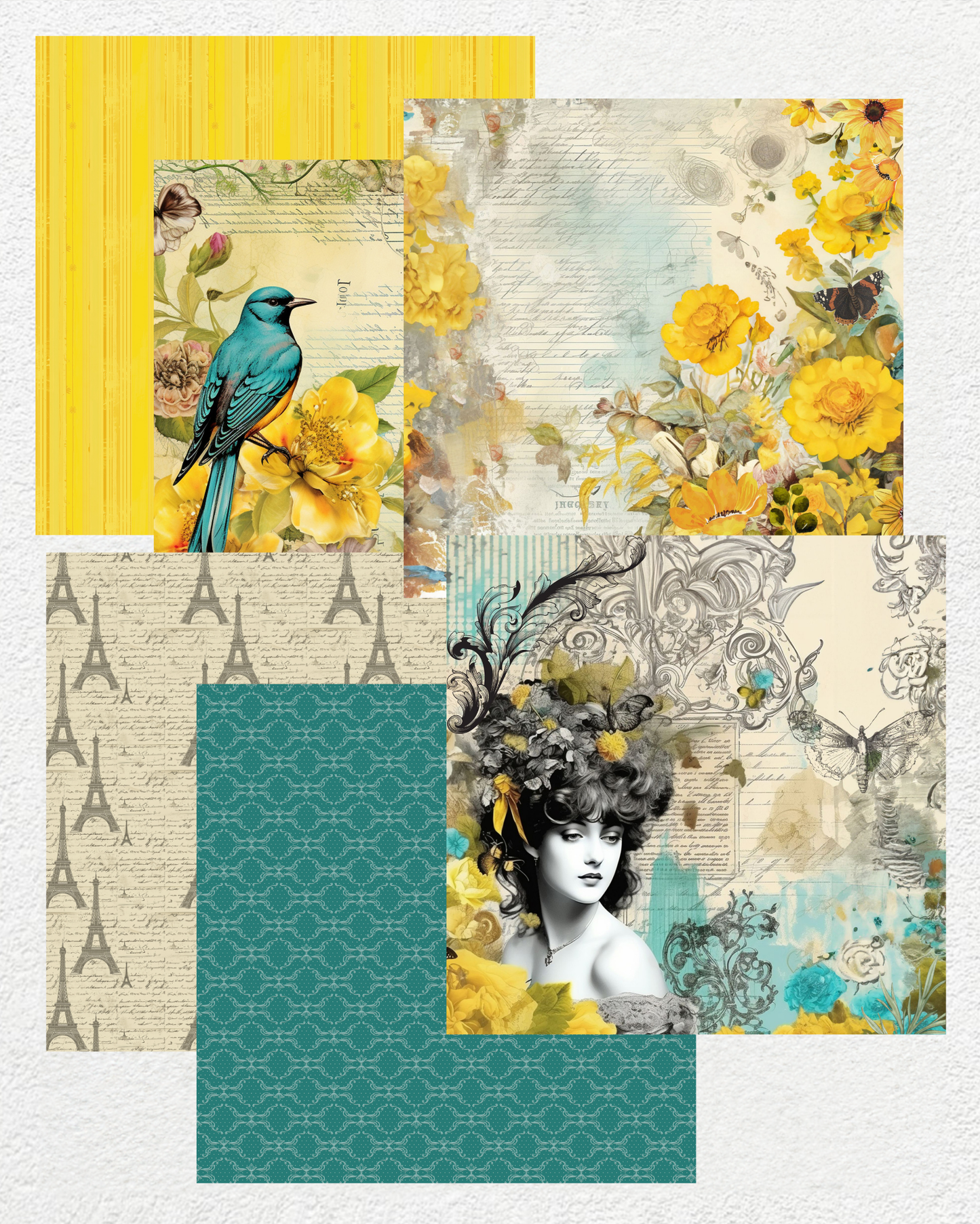 Digital Papers - Paris Bliss