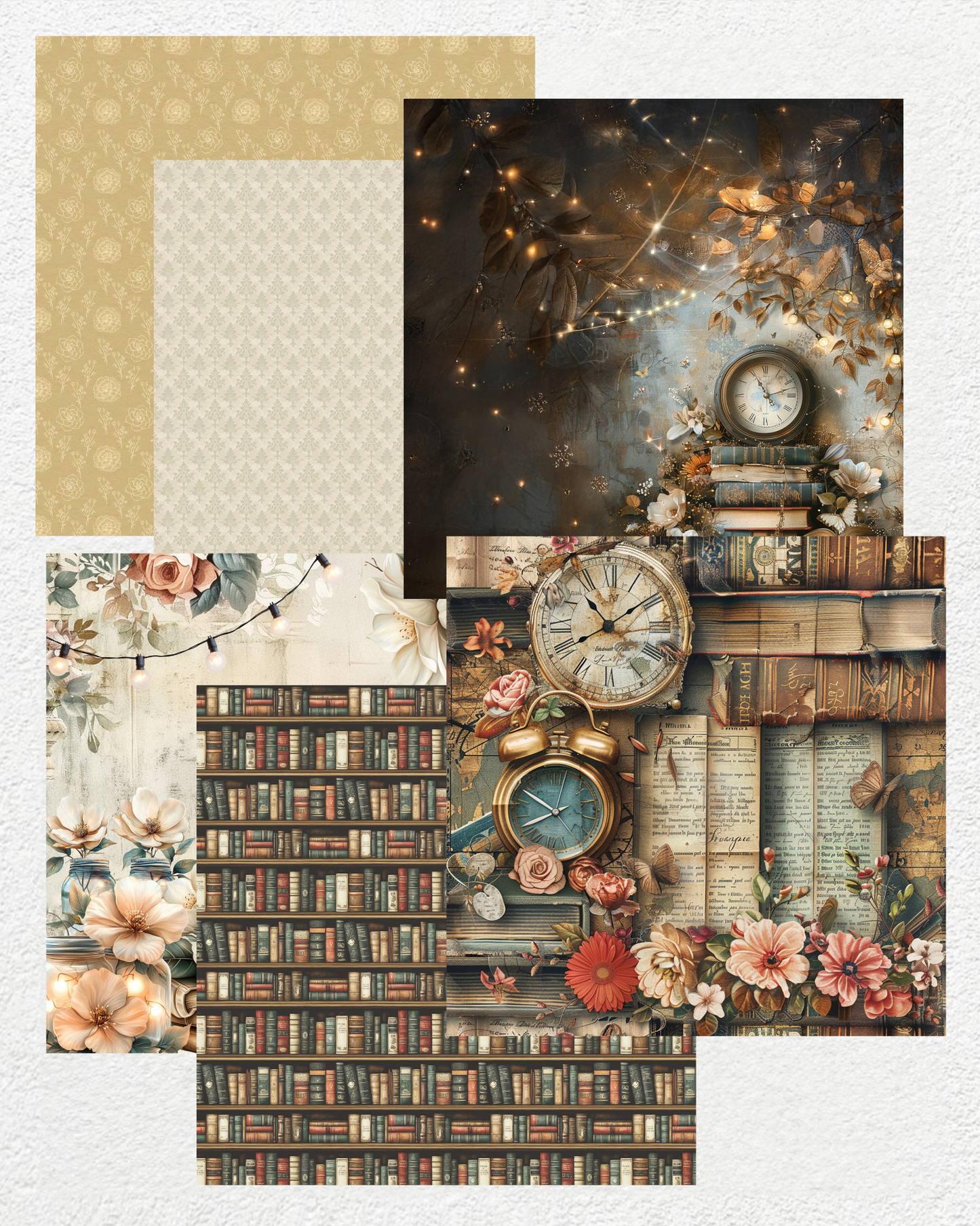 Vintage Chronicles - Digital Papers