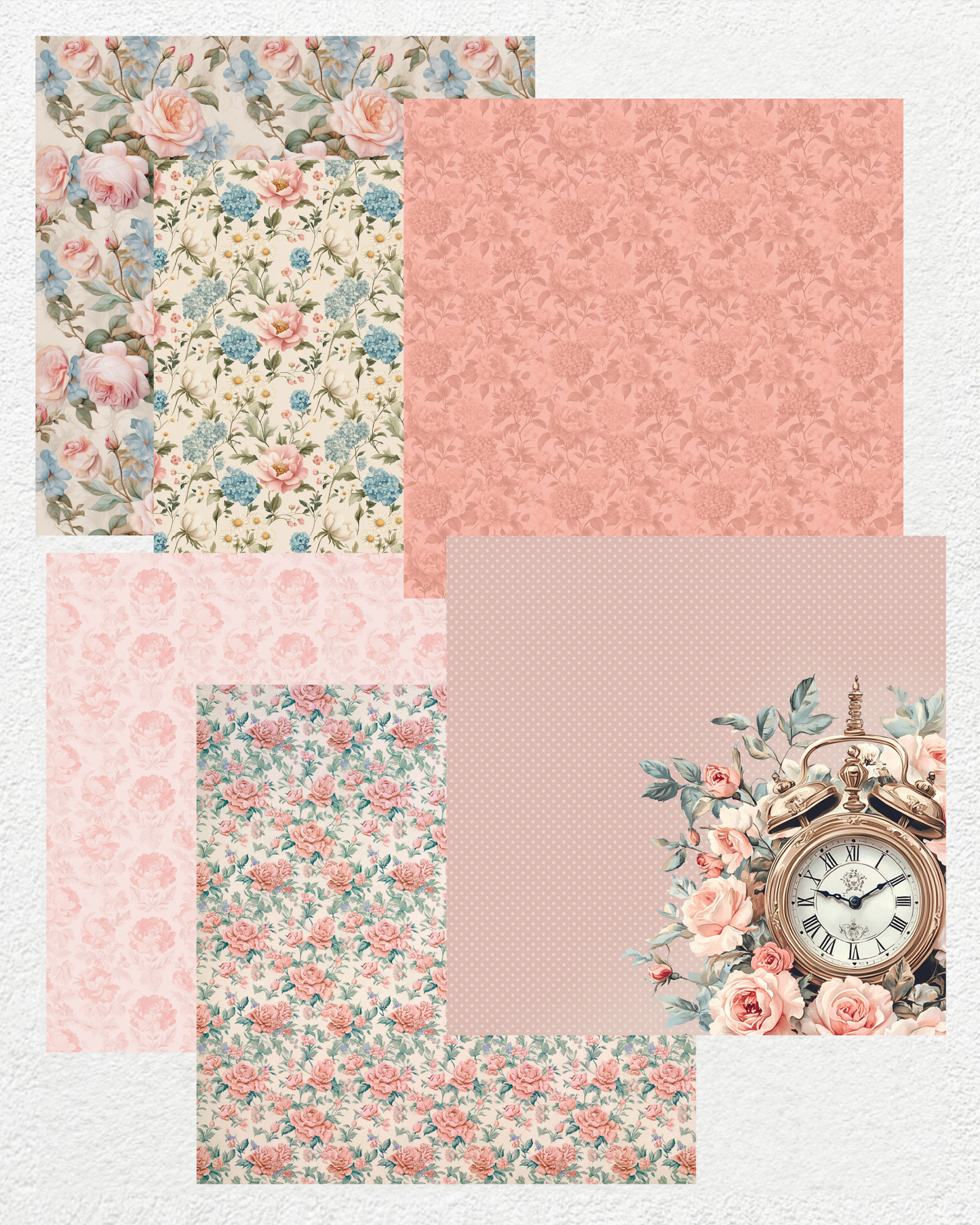 Digital Papers - Pastel Reverie