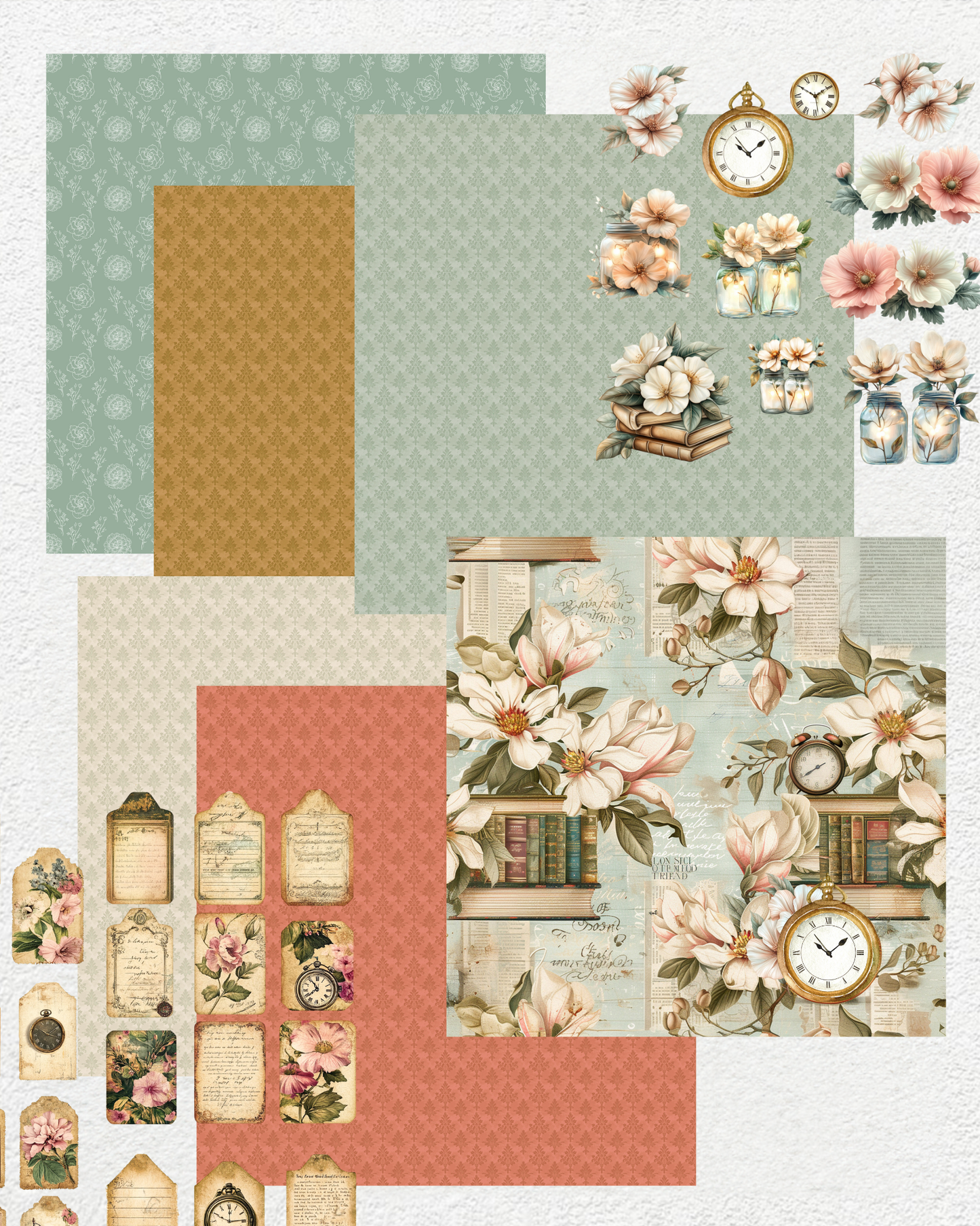 Vintage Chronicles - Digital Papers