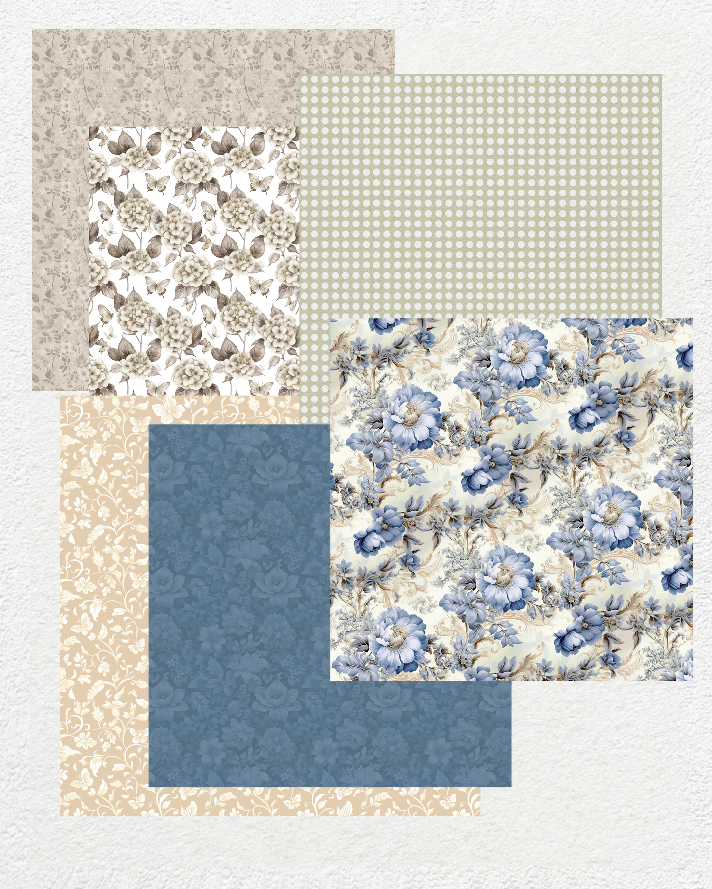 Blue Haven - Digital Paper Pack