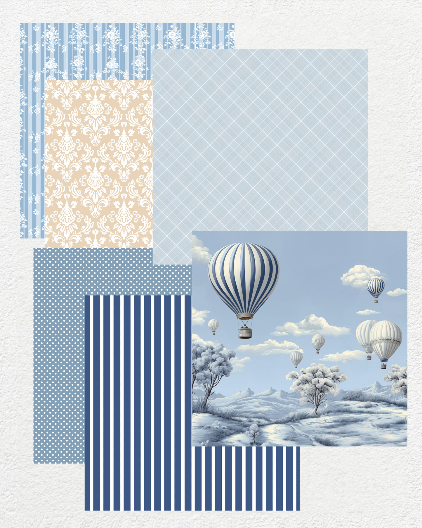 Blue Haven - Digital Paper Pack