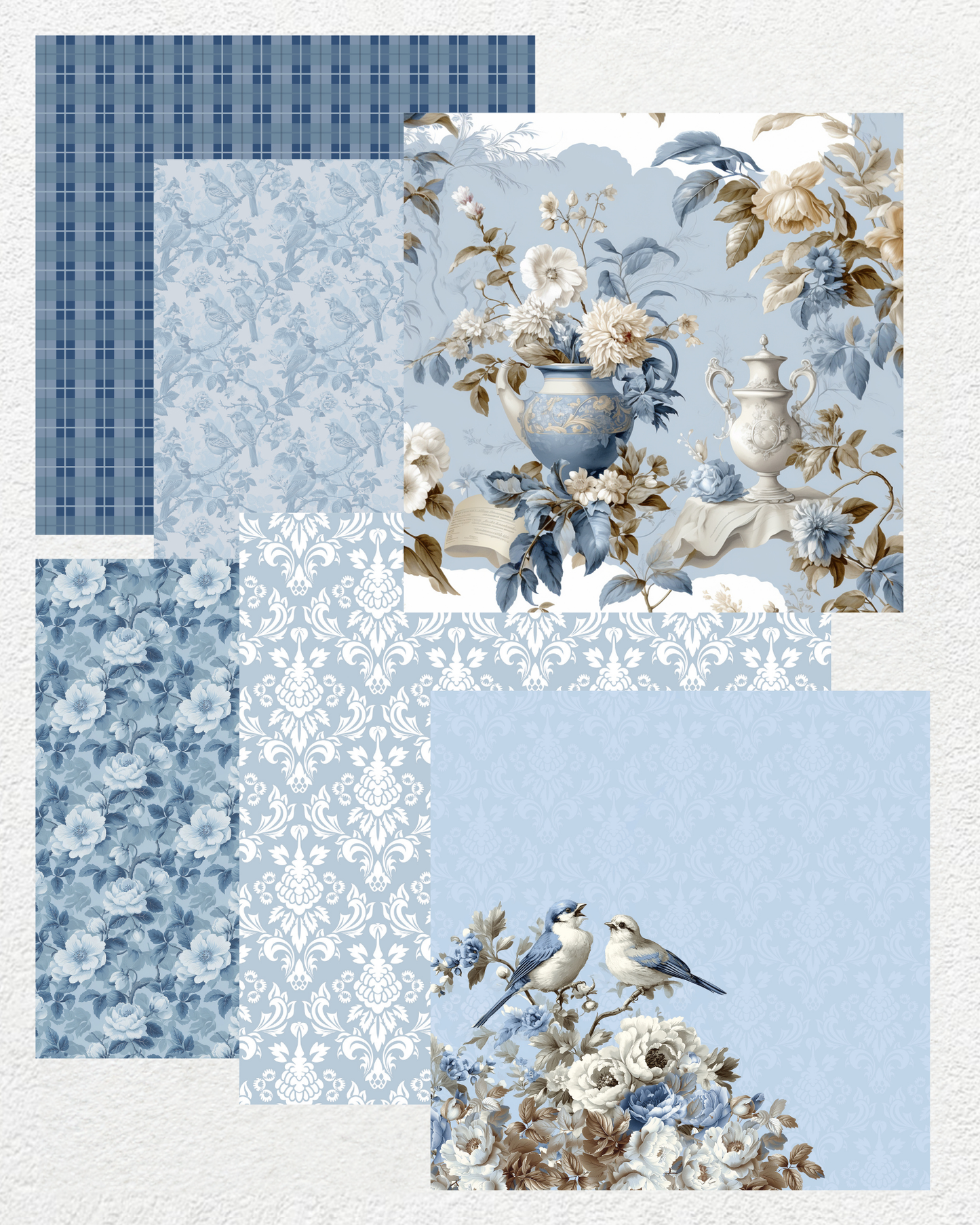 Blue Haven - Digital Paper Pack