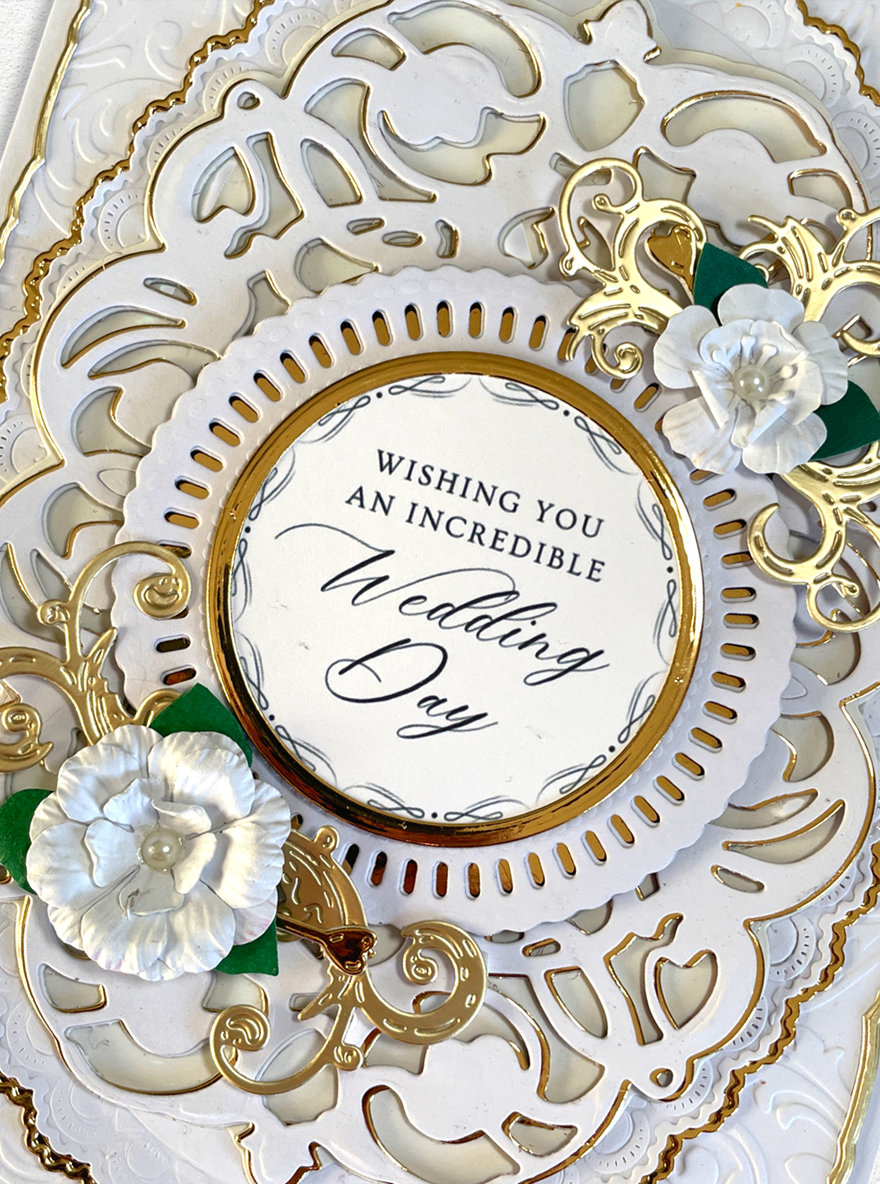 Luxury Wedding Card – Wishing you an incredible Wedding Day