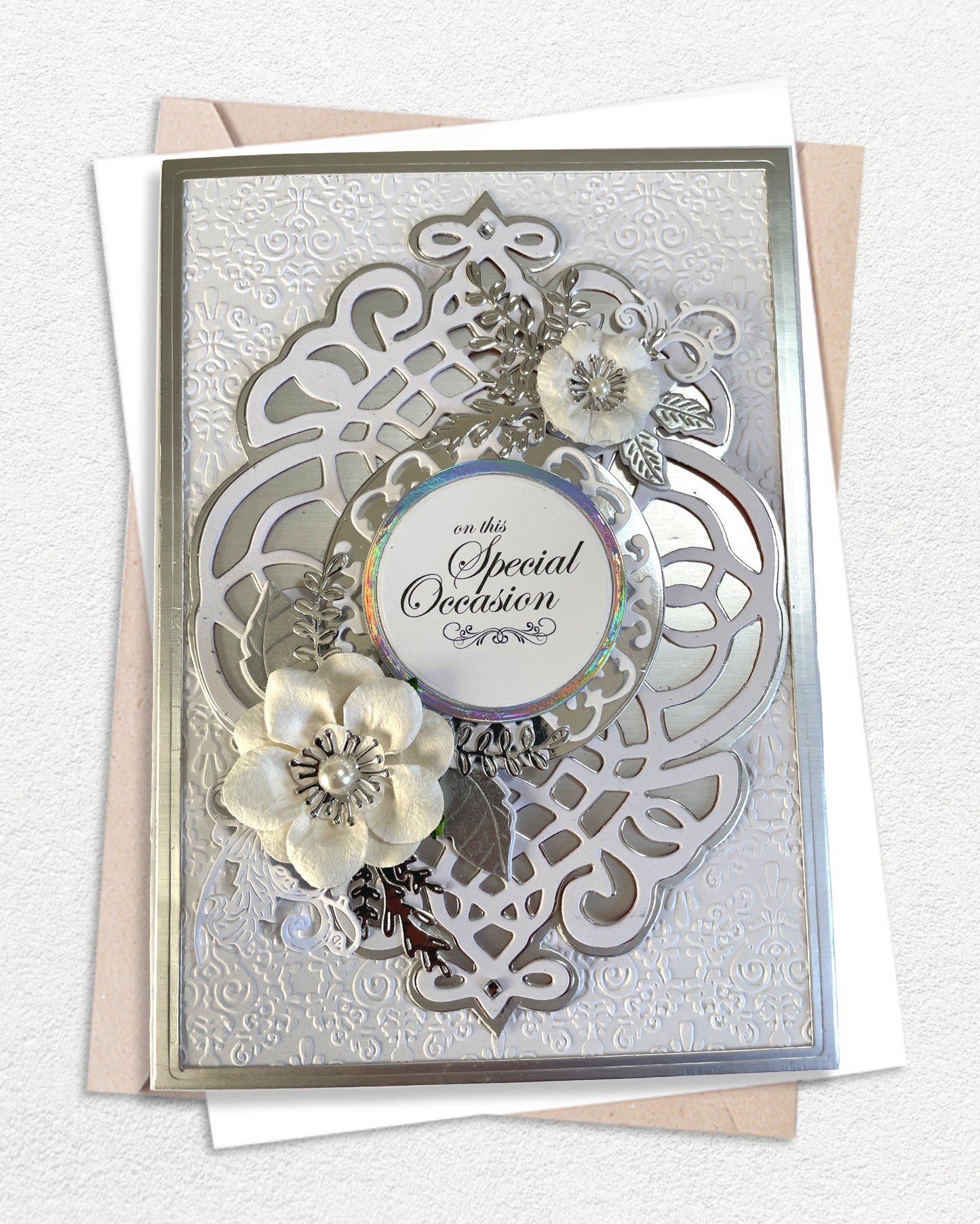 Luxury Handmade Card - On this very Special Occasion