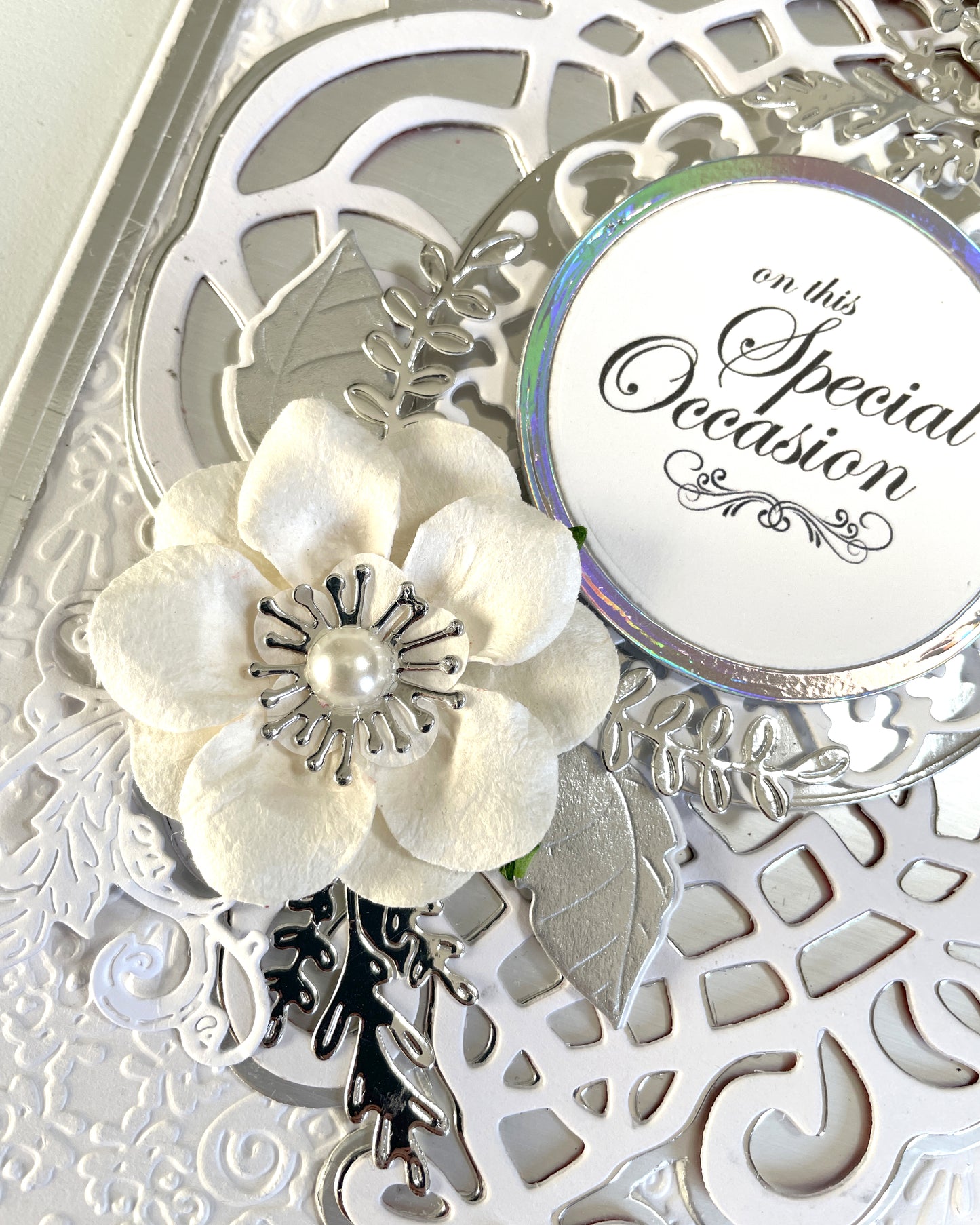 Luxury Handmade Card - On this very Special Occasion