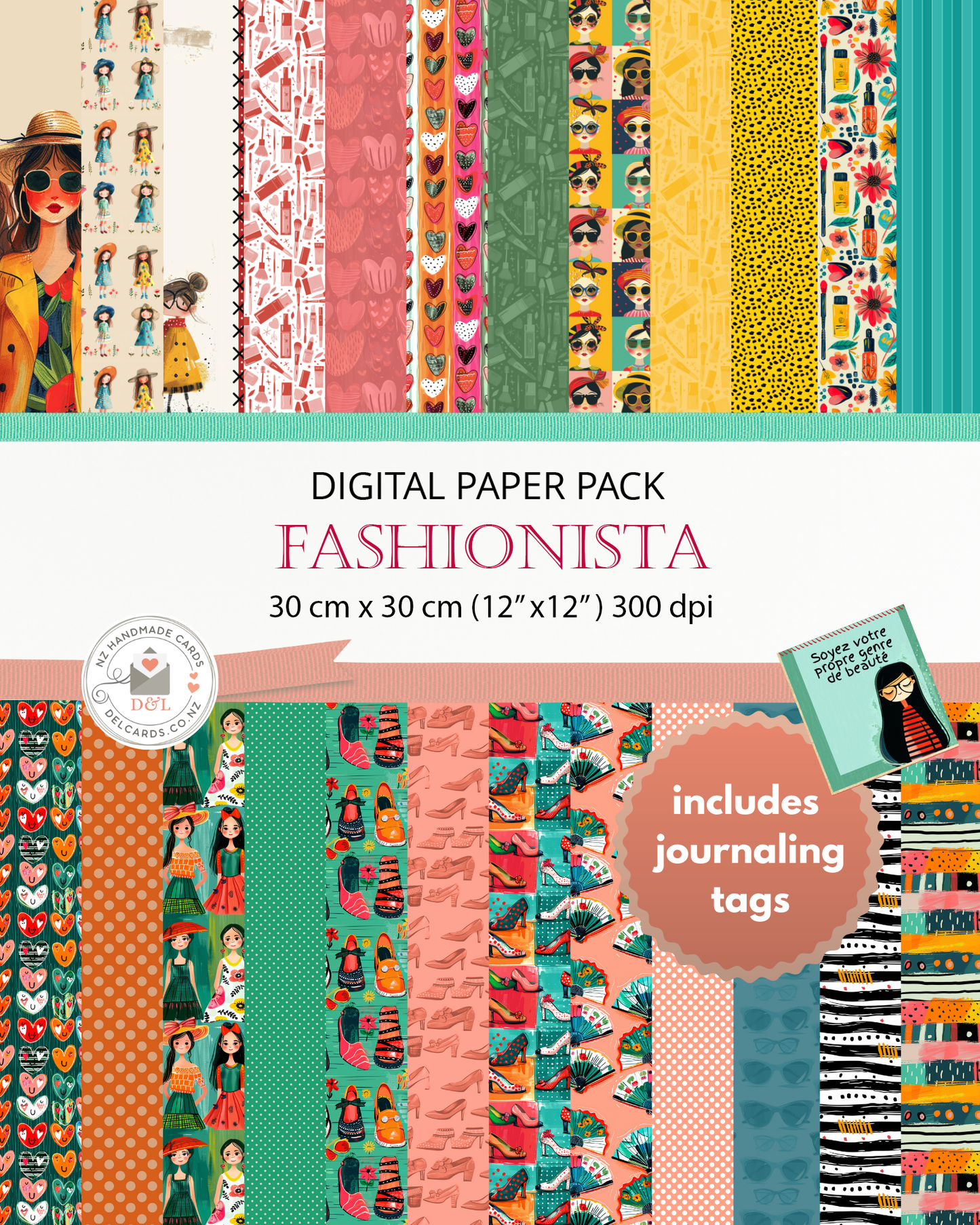 Fashionista - Digital Papers