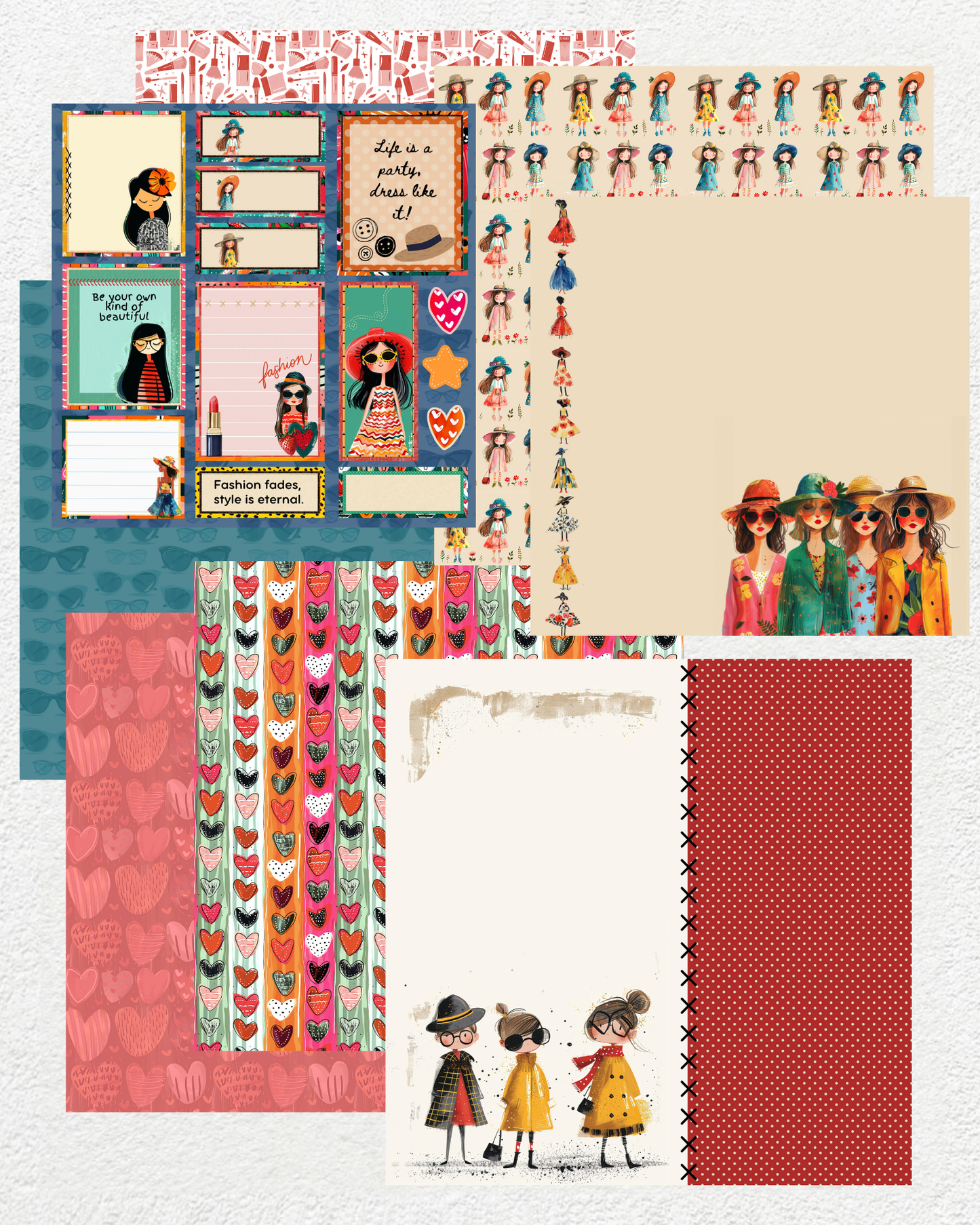 Fashionista - Digital Papers