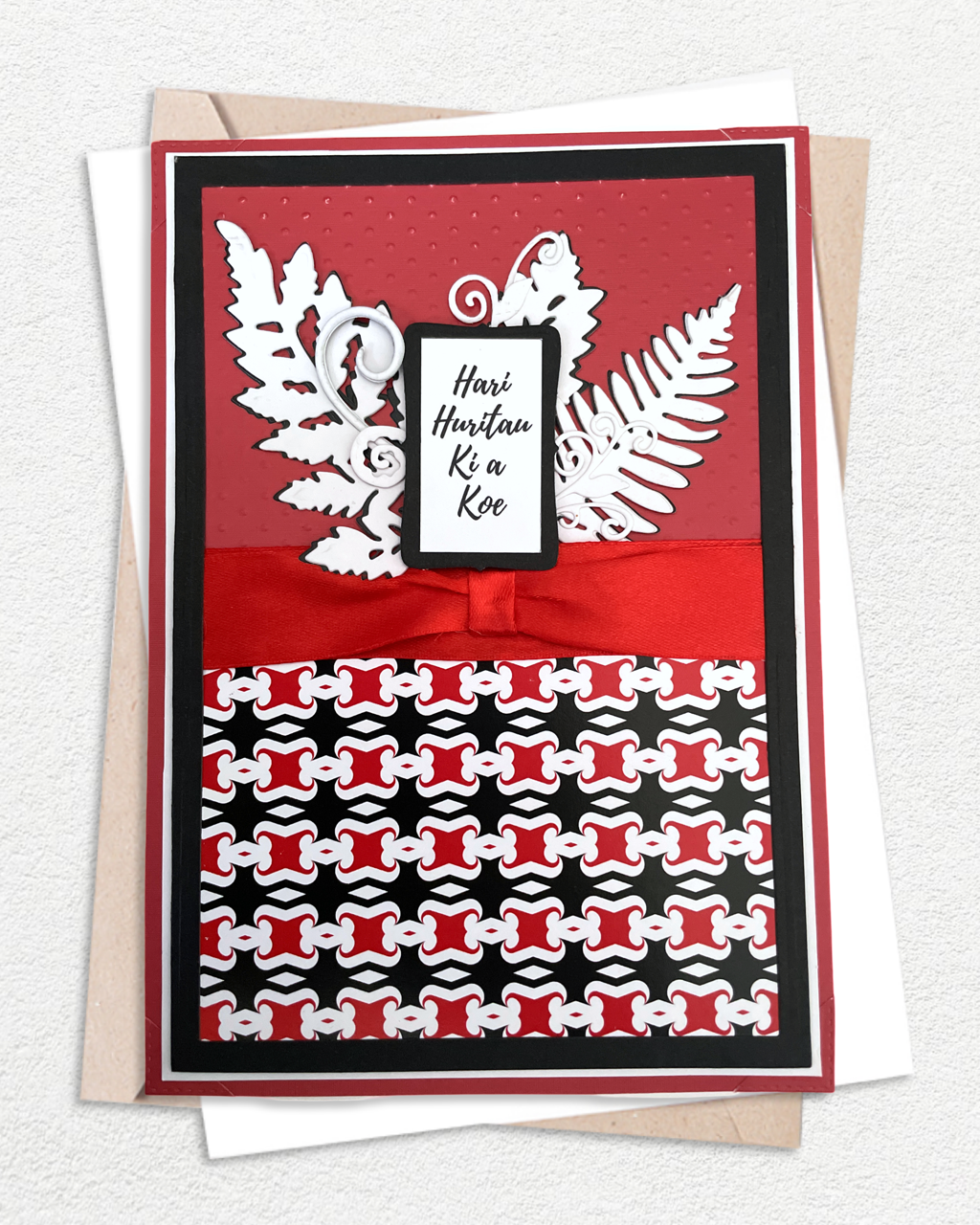 maori greeting card