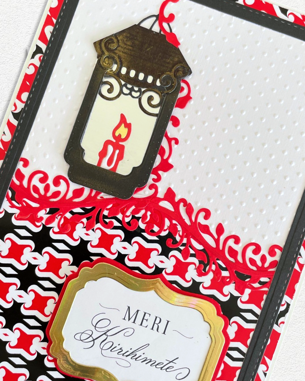 Luxury Māori Christmas Card NZ - Meri Kirihimete