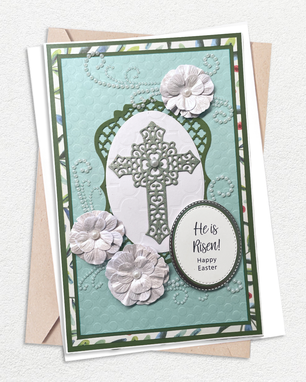 Christian Easter Card, He is Risen