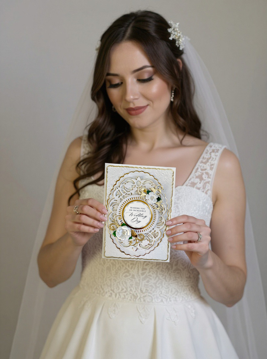 Luxury Wedding Card – Wishing you an incredible Wedding Day