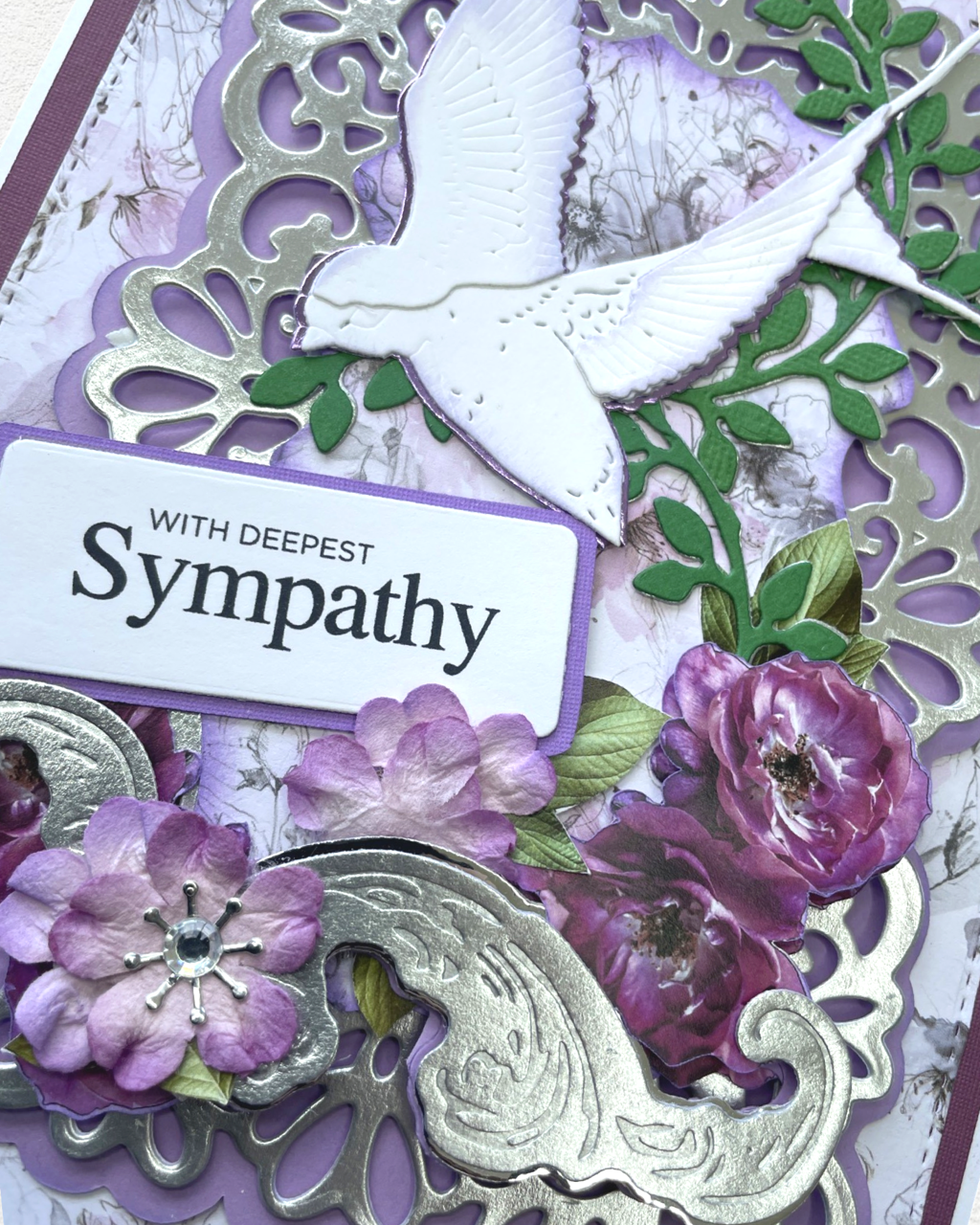 Sympathy Greeting Card | With deepest Sympathy