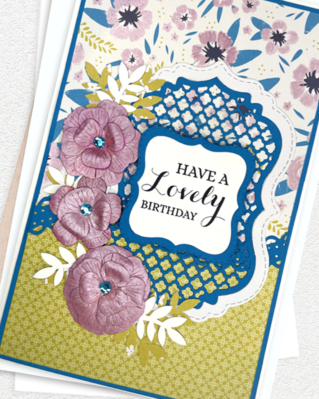 Handmade Birthday Card NZ – Beautiful & Thoughtful Greeting | Have a Lovely Birthday