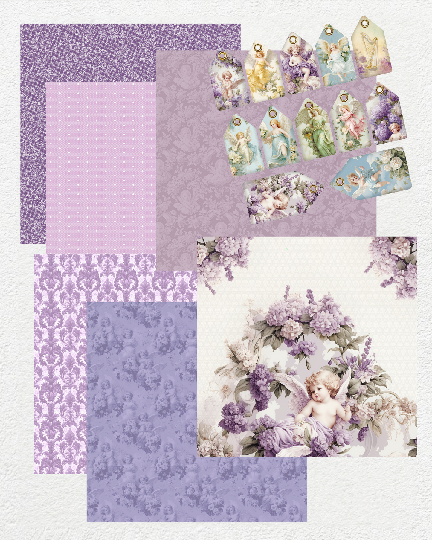 Angelic Tapestries - Digital Papers