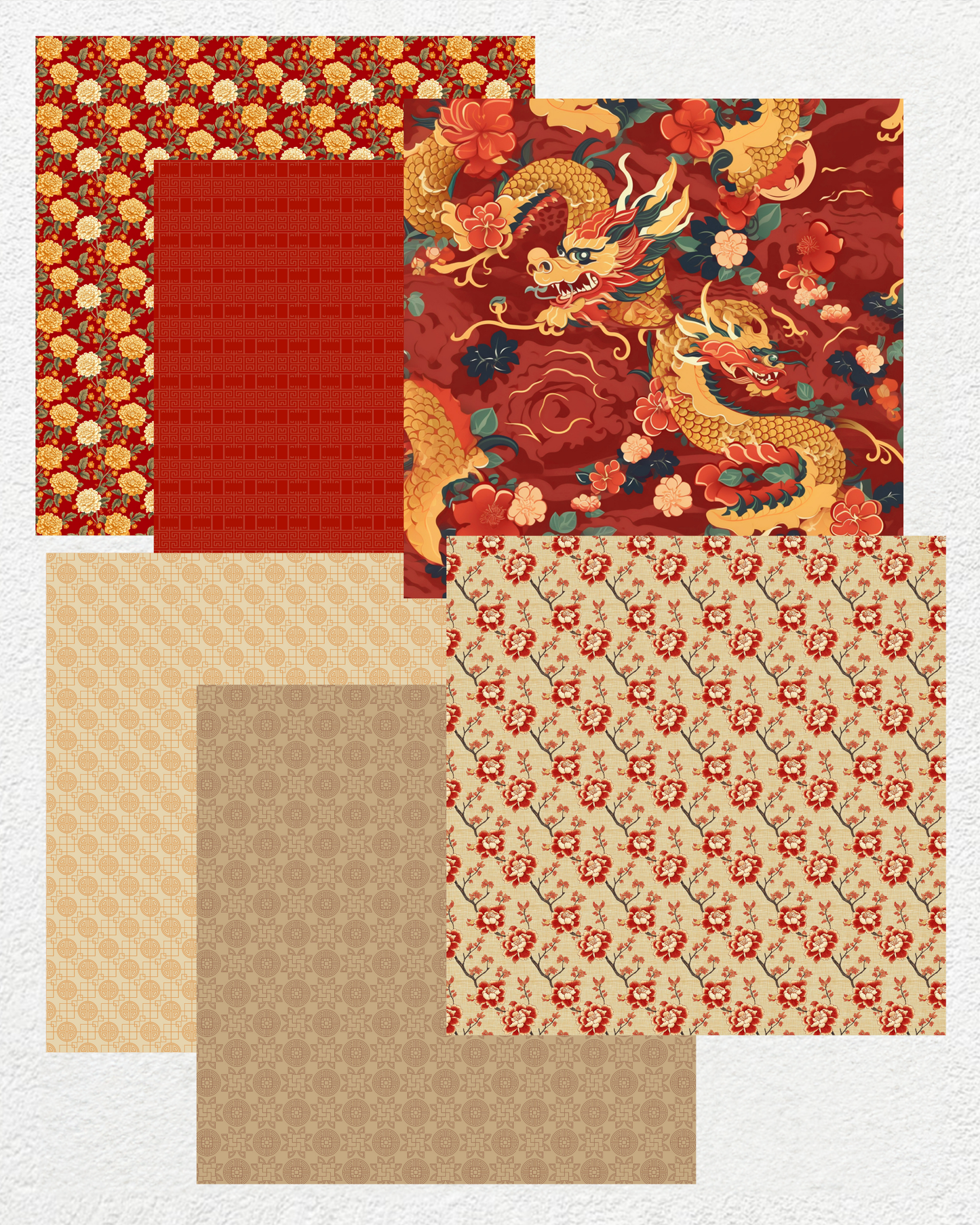 The Dragon Dance - Digital Papers