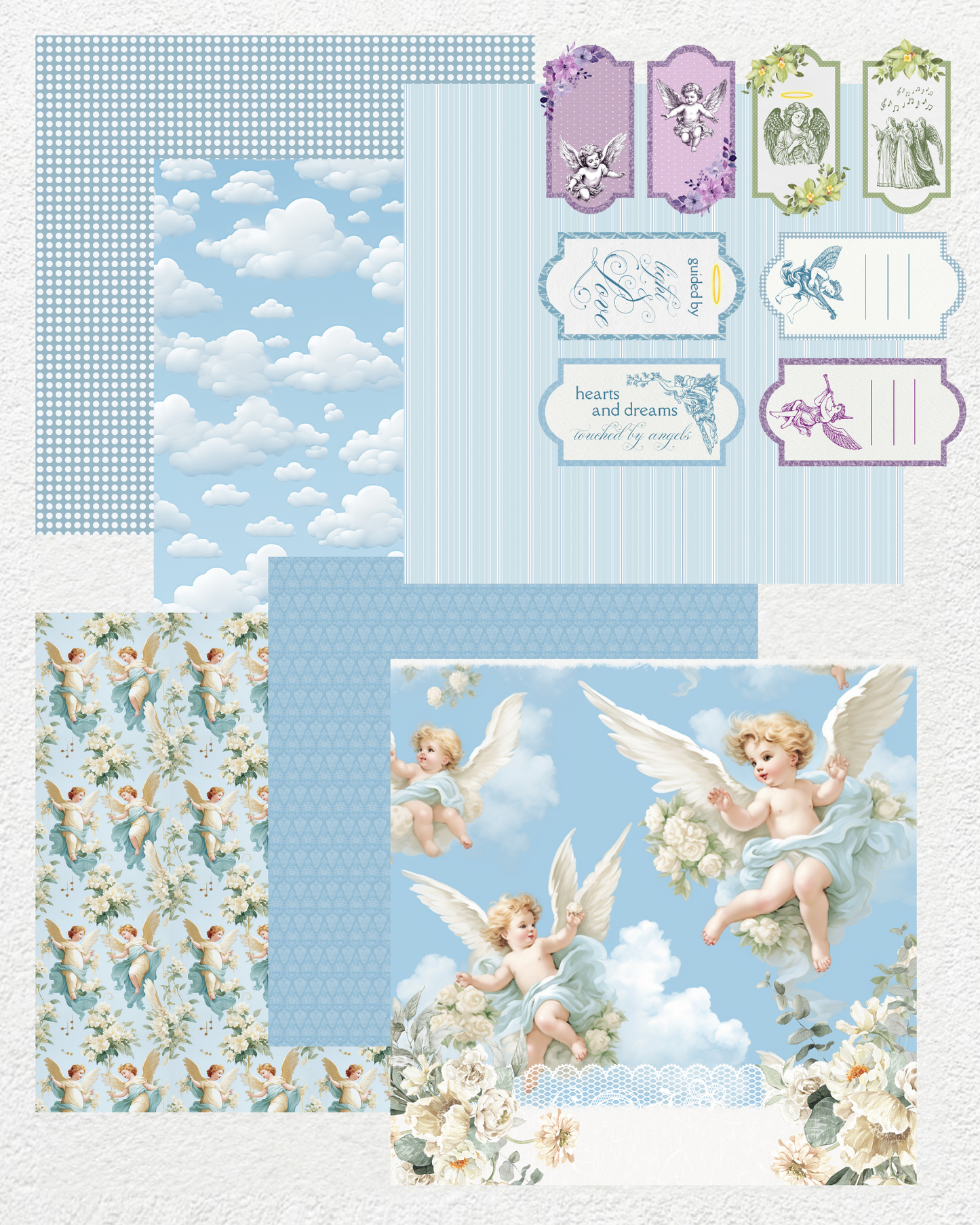 Angelic Tapestries - Digital Papers