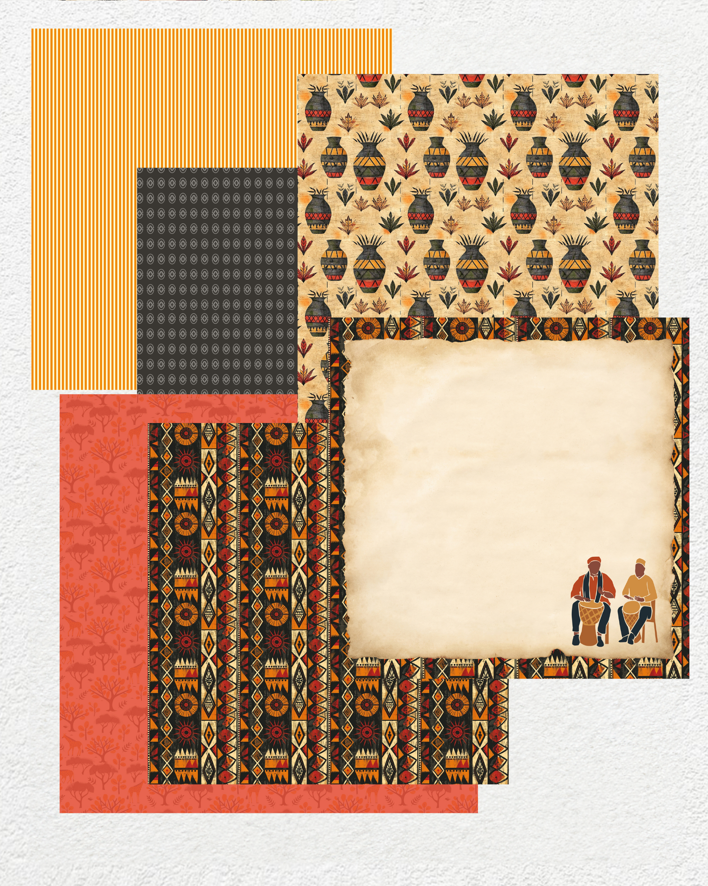 African Safari - Digital Paper Pack