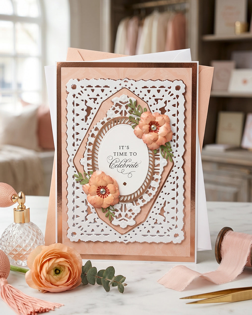 It's Time to Celebrate - Lace & Floral