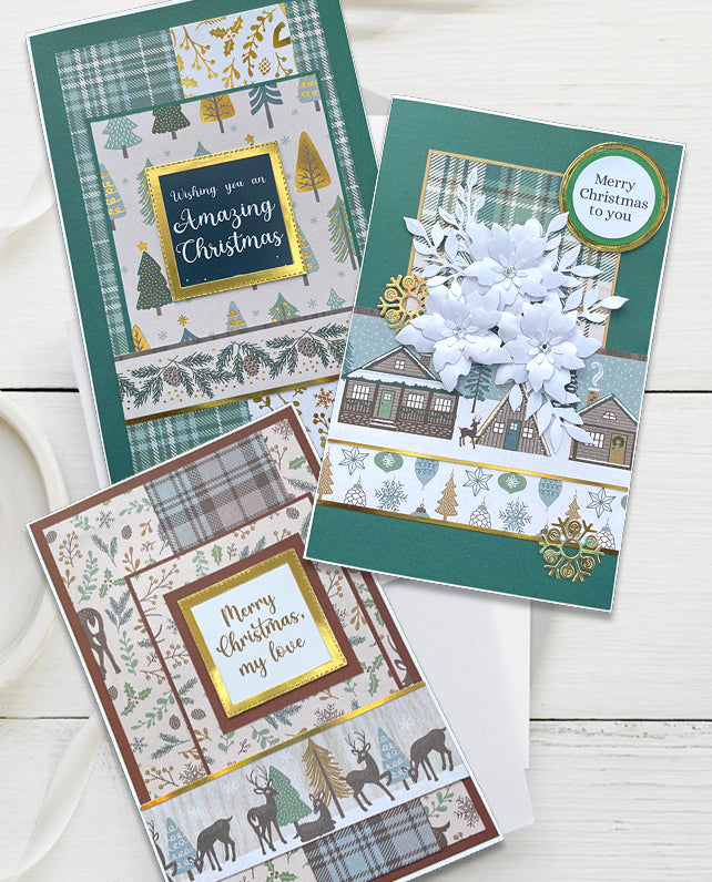 Set of 03 Handmade Christmas Cards