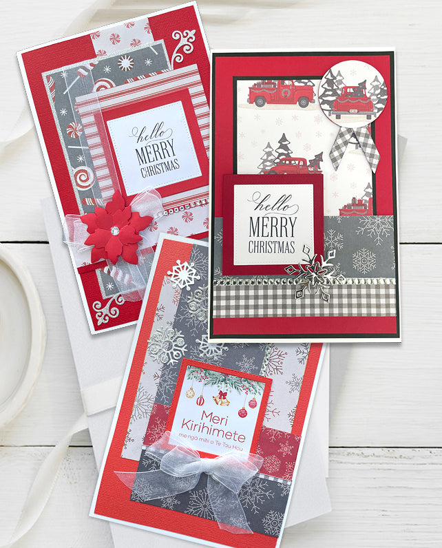 Set of 03 Handmade Christmas Cards