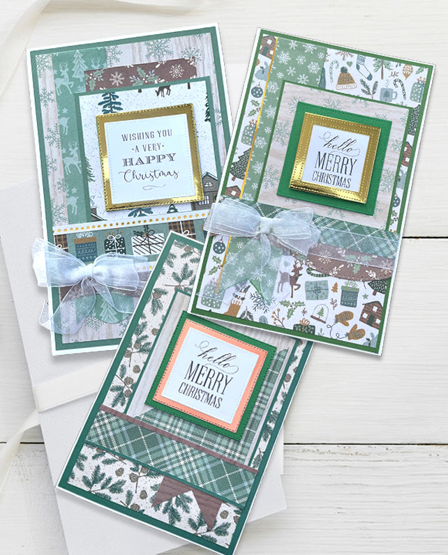 Set of 03 Handmade Christmas Cards