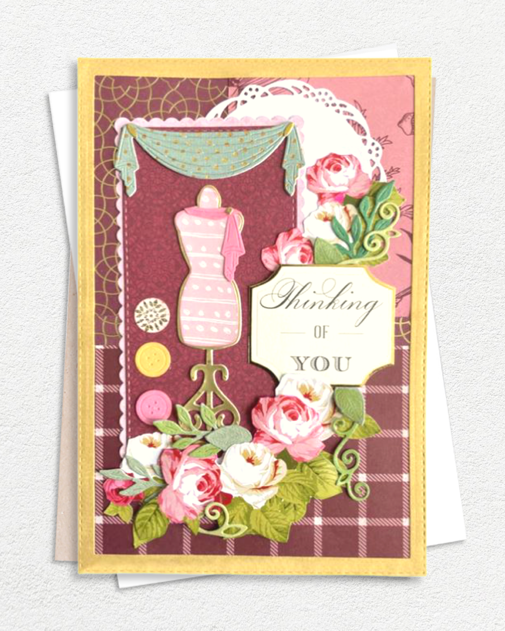 Handmade Thinking of You Card – Thoughtful Greeting
