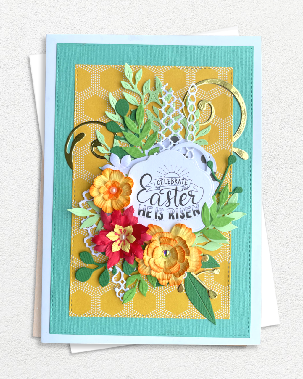 Christian Easter Card, He is Risen