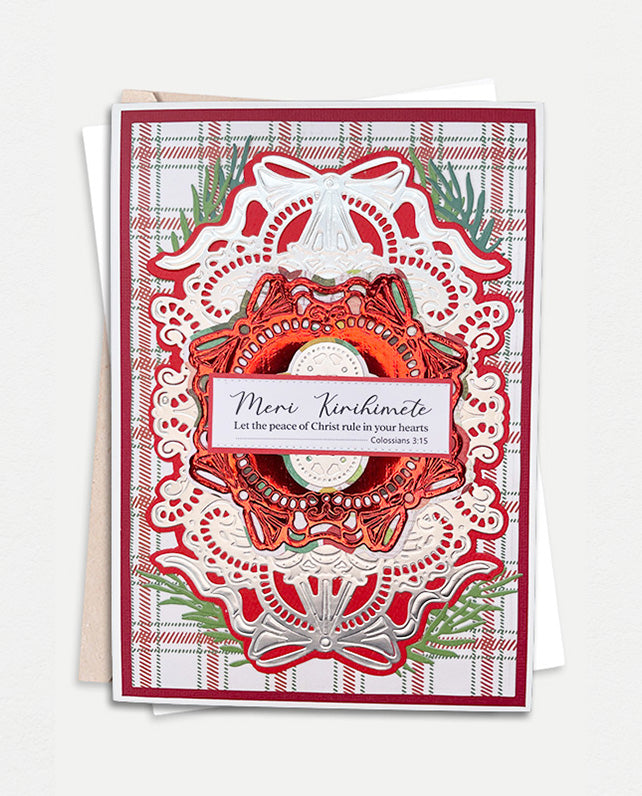 Maori Christmas Card with a Bible Quote