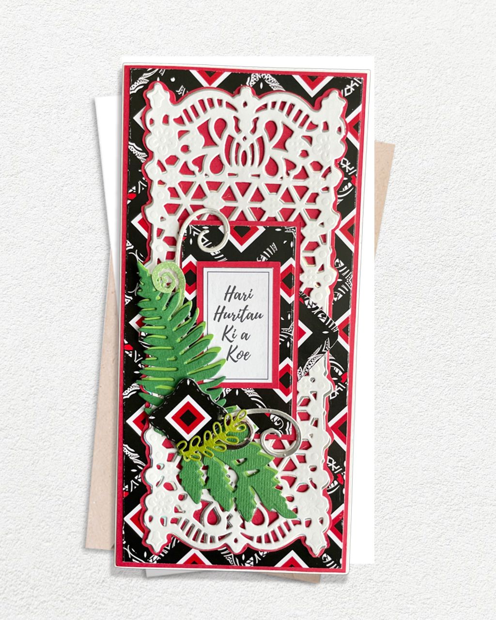 Māori birthday card, Hari Huritau