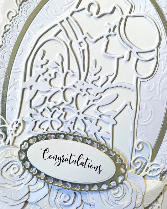 Luxury Wedding Card – Elegant & Unique | Congratulations