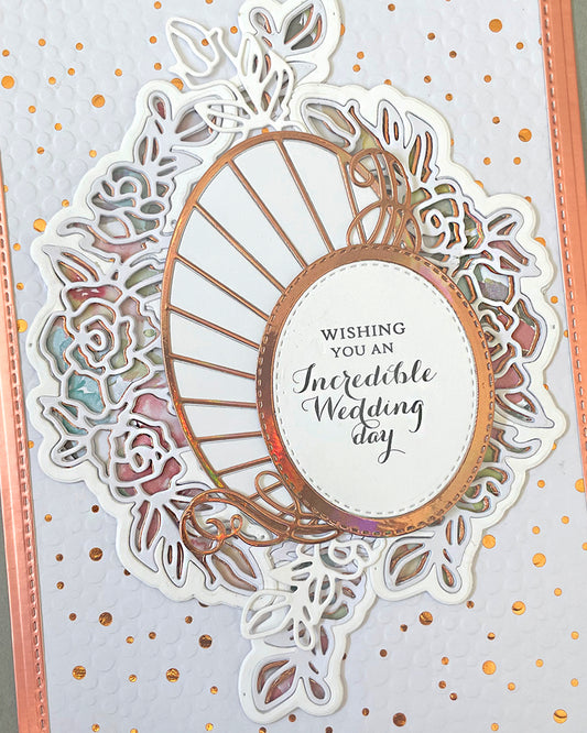 Luxury Wedding Card – Elegant & Unique | Wishing you an incredible day