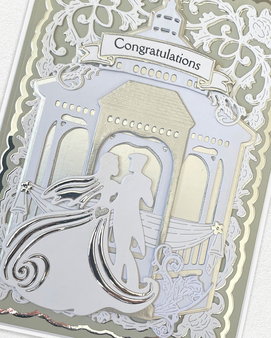 Luxury Wedding Card – Elegant & Unique Design | Congratulations