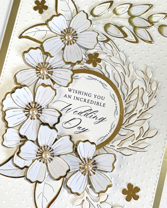 Luxury Wedding Card – Wishing you an incredible Wedding Day