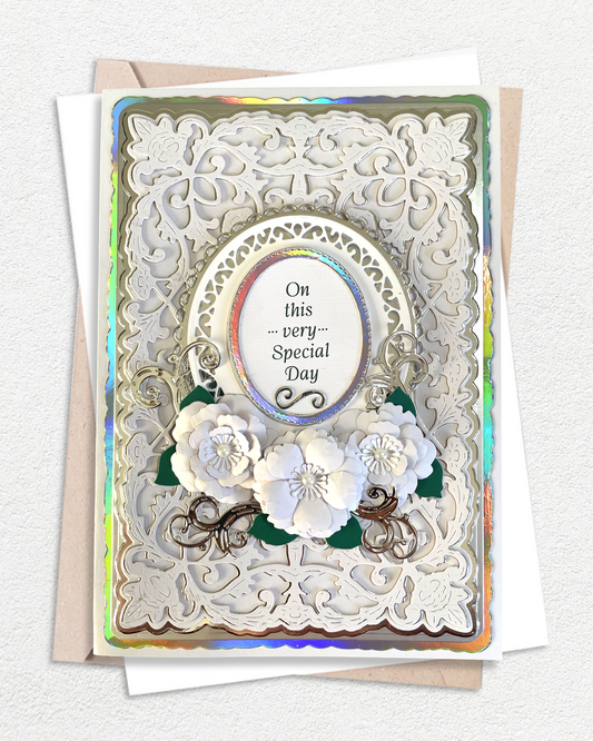 Luxury Handmade Card - On this very Special Day