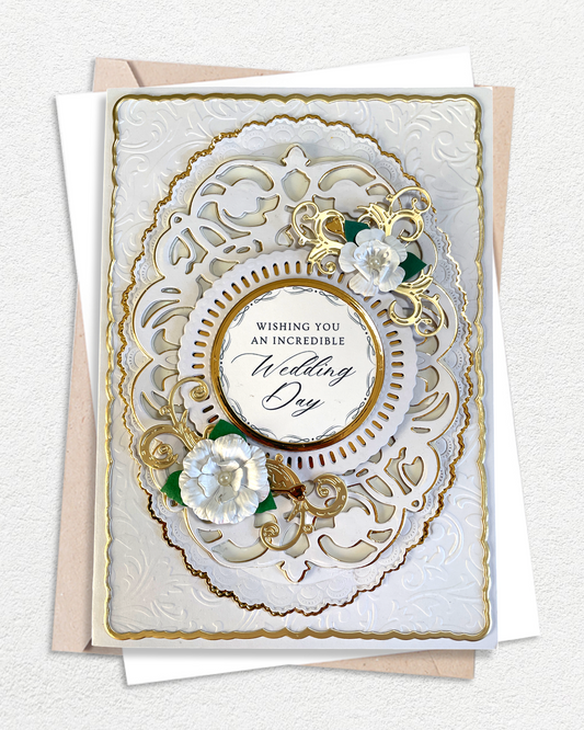 Luxury Wedding Card – Wishing you an incredible Wedding Day