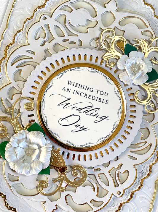 Luxury Wedding Card – Wishing you an incredible Wedding Day