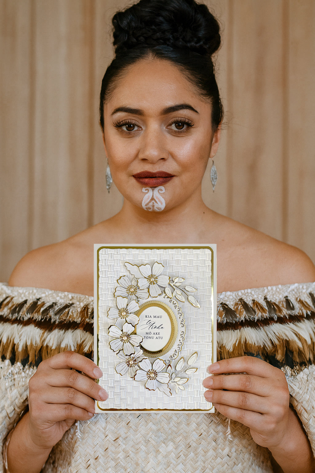 Luxury Handmade Māori Wedding Card – May your Love Last Forever