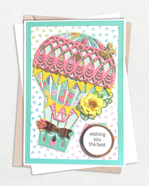 Lovely Hot Air Balloon - Wishing you the best