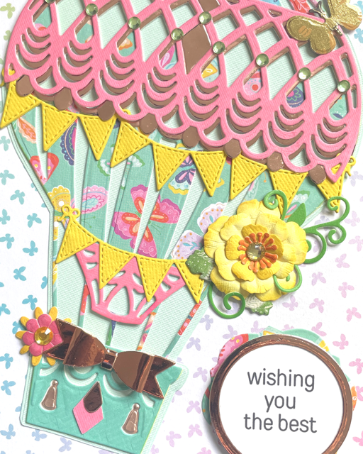 Lovely Hot Air Balloon - Wishing you the best