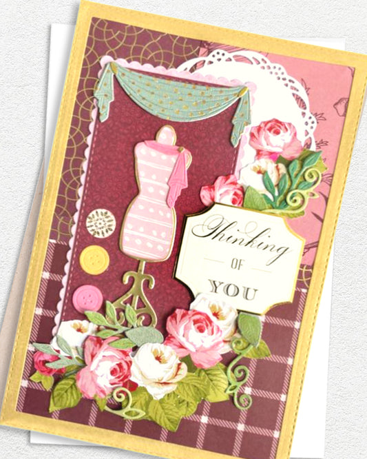 Handmade Thinking of You Card – Thoughtful Greeting