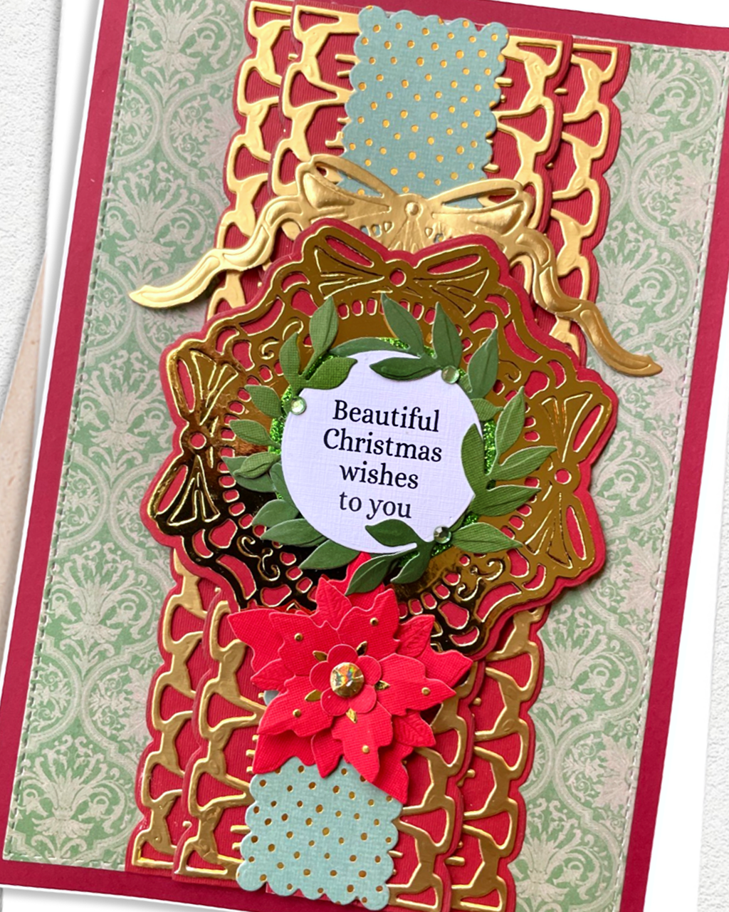 Luxury Christmas Card for sale by Del Cards NZ