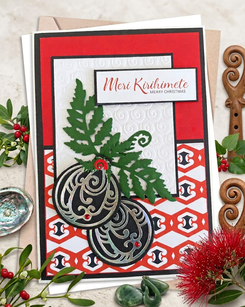 Amazing Christmas Card in Maori
