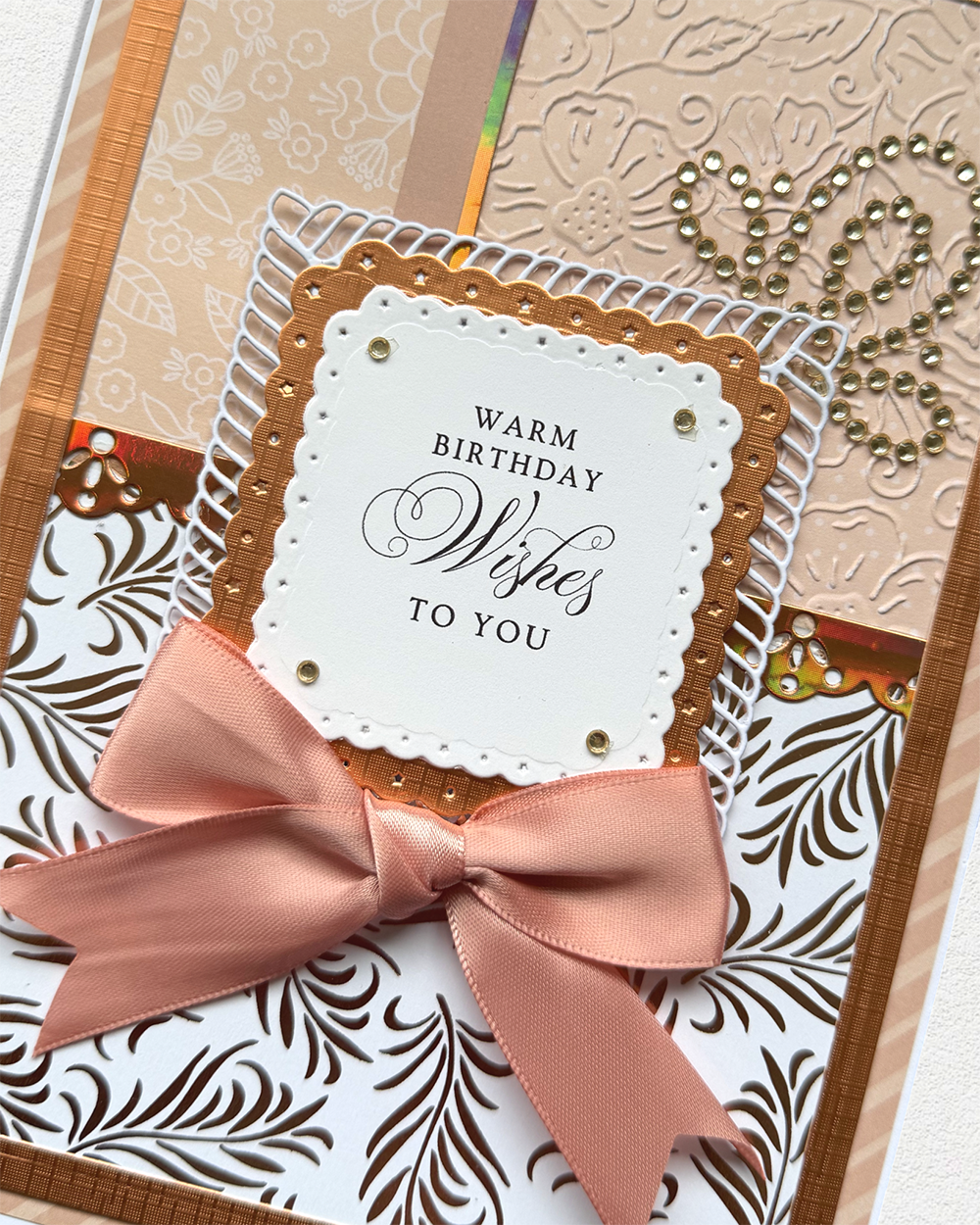 Luxury Birthday Card – Warm Birthday Wishes to You